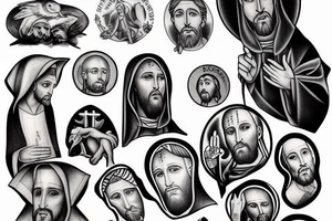 jesus leon crux saint francis of assisi tattoo idea