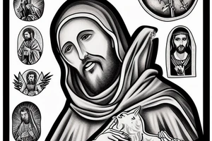 jesus leon crux saint francis of assisi tattoo idea