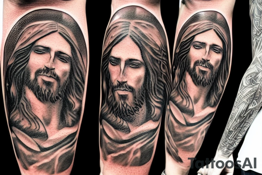 jesus and leon tattoo idea