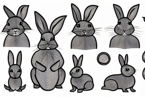 A dutch rabbit tattoo idea