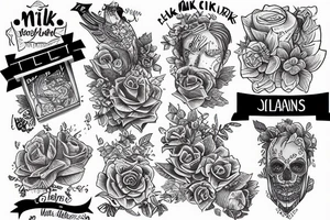 milk carton tattoo idea