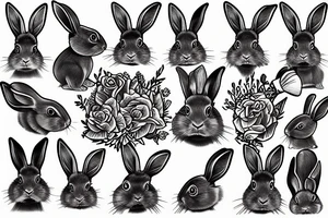 A dutch rabbit tattoo idea