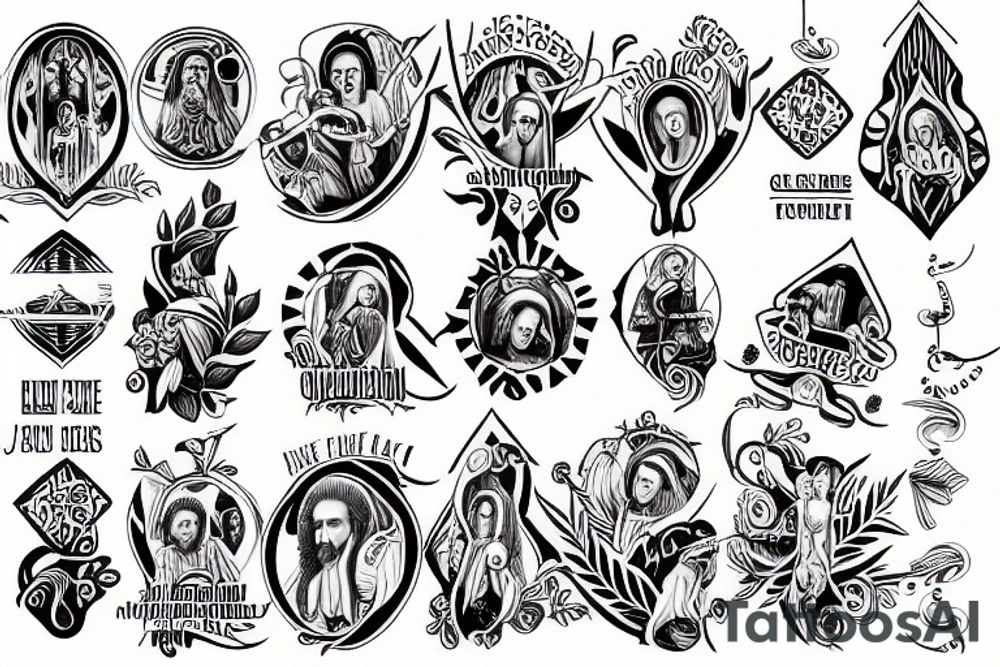 Jesus name tattoo idea