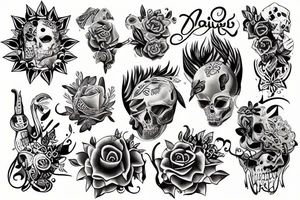 not sure tattoo idea