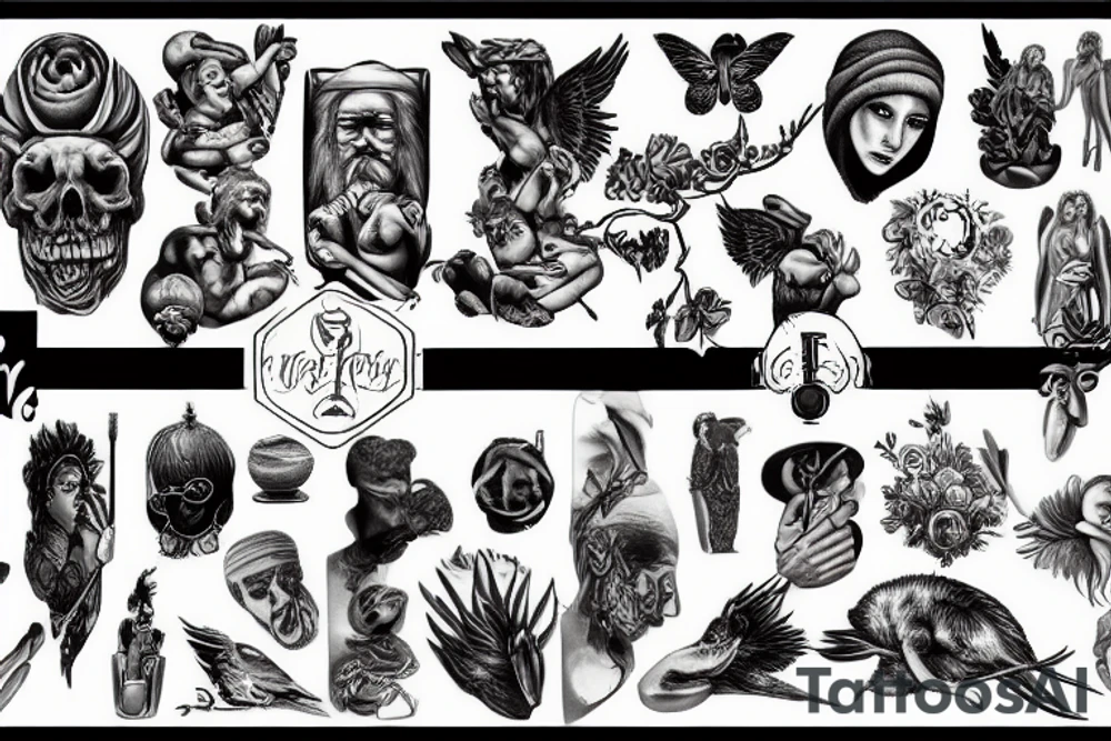 full slevee tattoo idea
