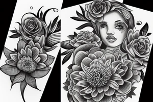 Flower jazmin tattoo idea