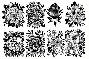 Flower jazmin tattoo idea