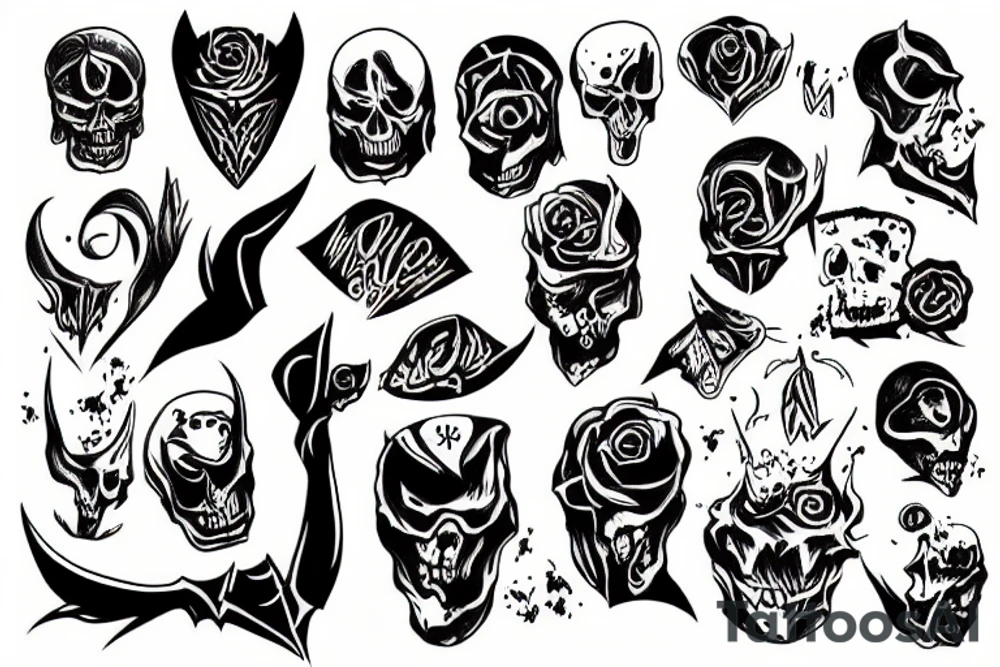 evil tattoo idea