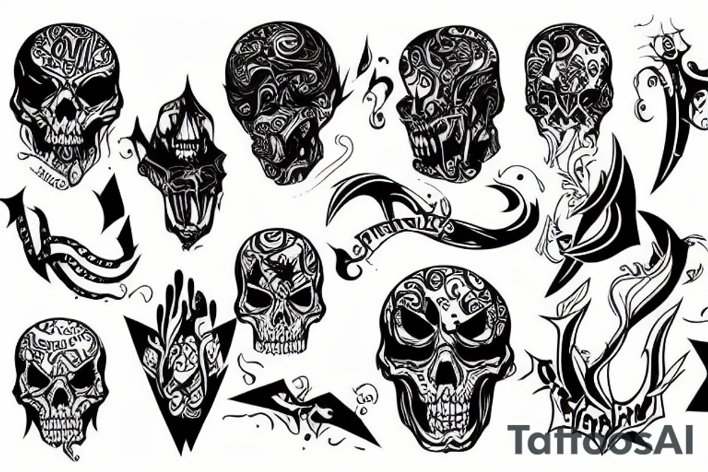 evil tattoo idea
