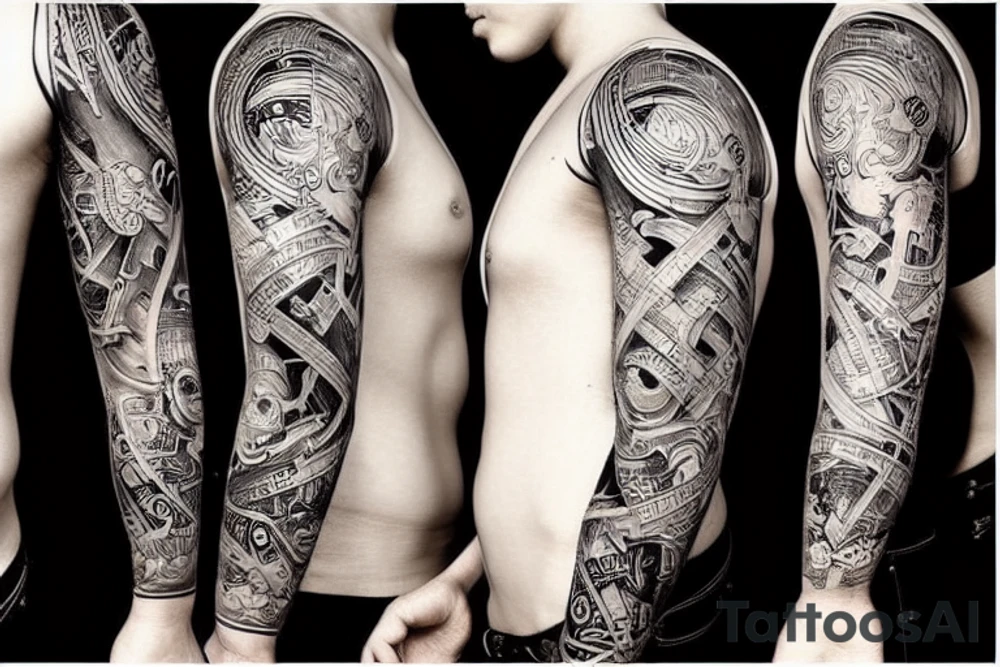 full sleeve tattoo idea