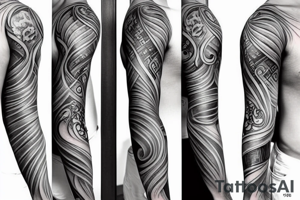 full sleeve tattoo idea