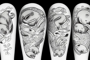 manatee tattoo idea