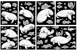 manatee tattoo idea