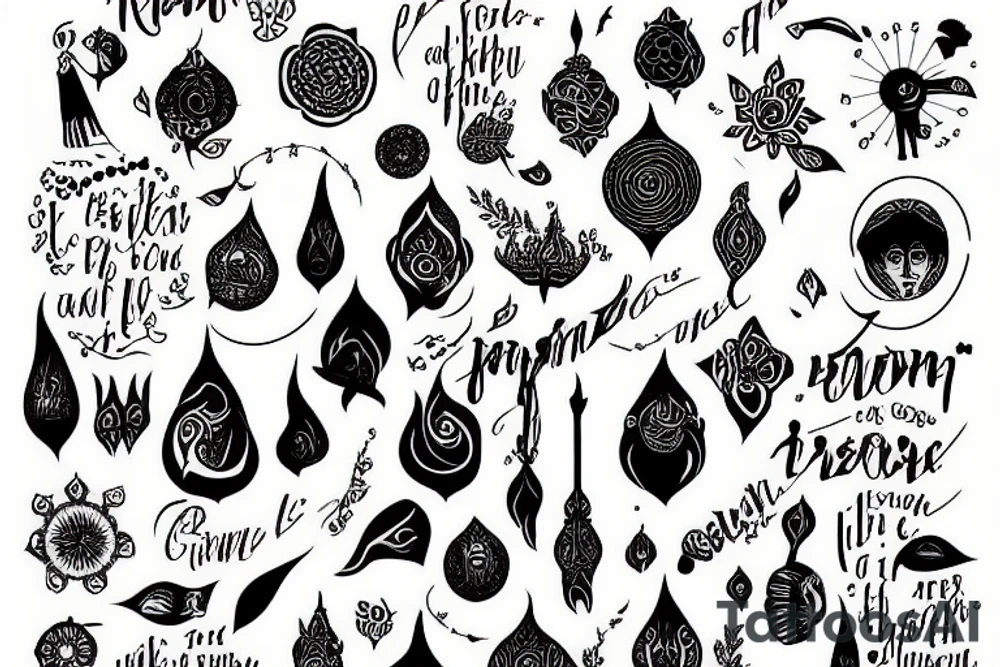 rumi quote tattoo idea