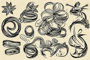 topless hula girl tattoo idea