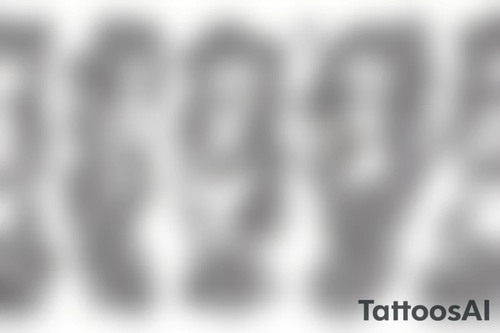 topless hula girl tattoo idea