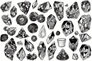 heinsenberg with crystal tattoo idea