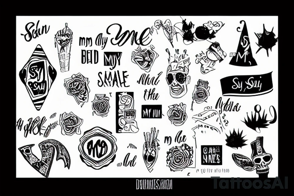 say my name tattoo idea
