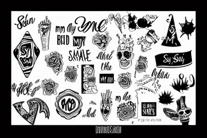 say my name tattoo idea
