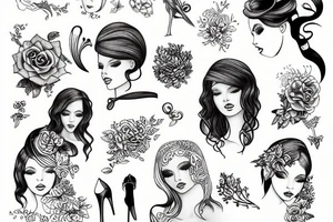 the transition to femininity tattoo idea