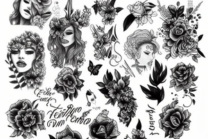 the transition to femininity tattoo idea