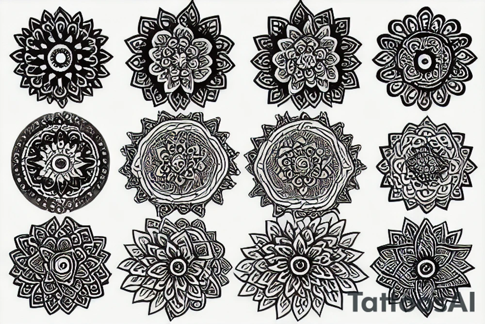 mandala tattoo idea