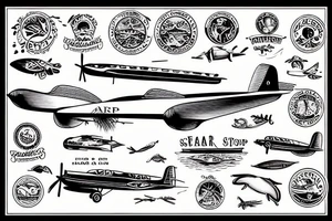 Seaplane tattoo idea
