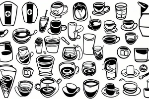 A nurse is having coffee tattoo idea