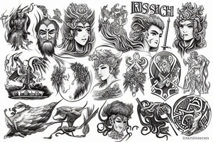 The Irish god Lugh tattoo idea