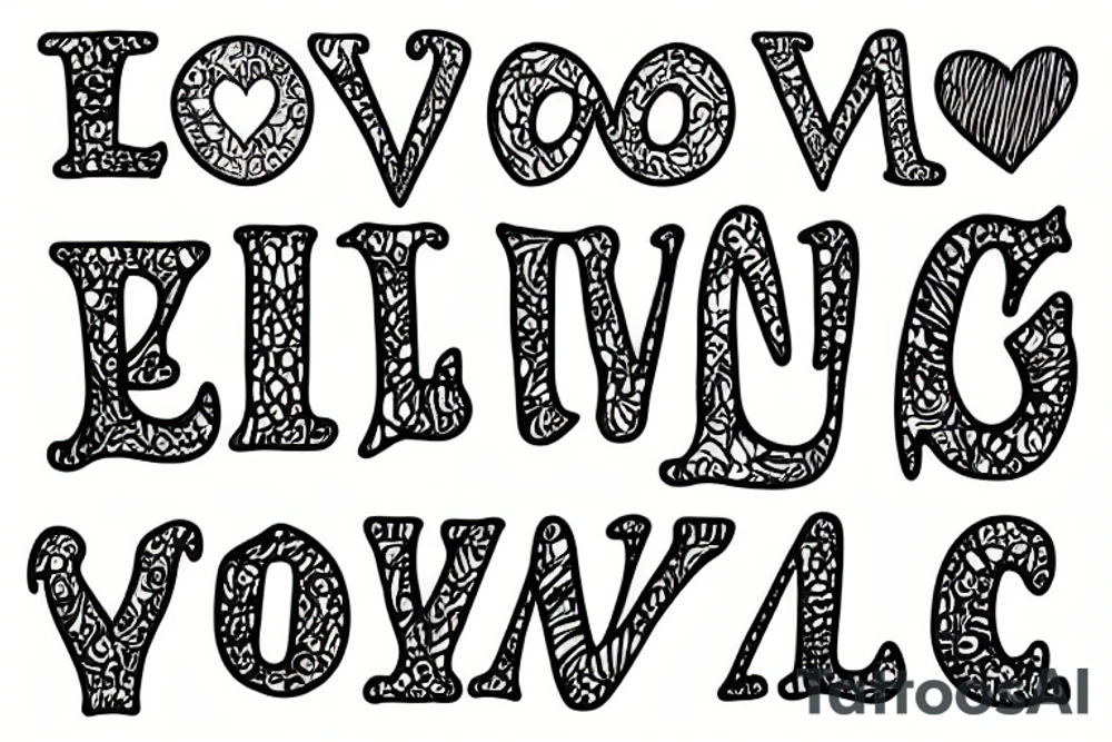 little more love tattoo idea