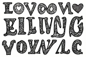 little more love tattoo idea