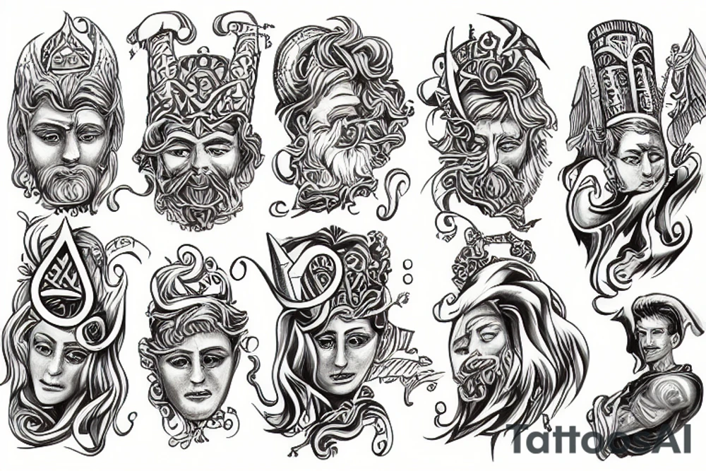 The Irish god Lugh tattoo idea