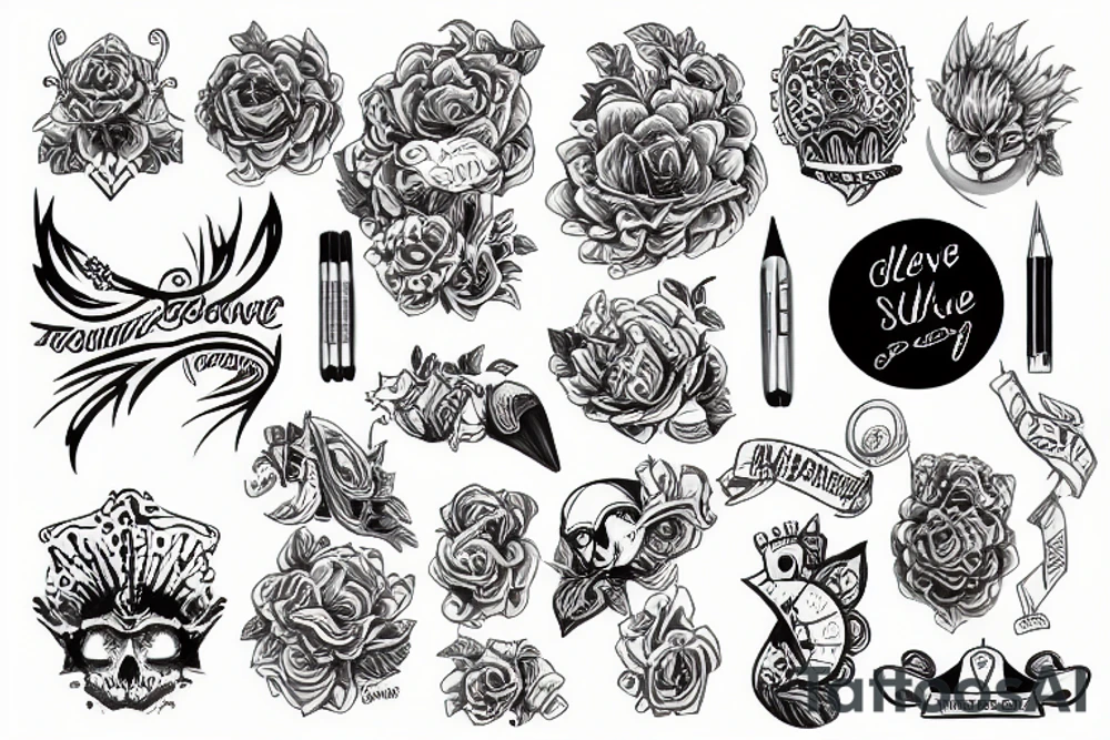 sleave tattoo idea