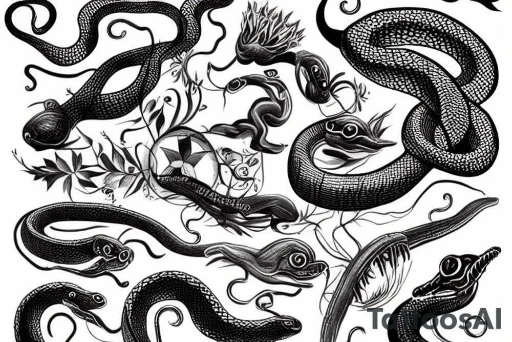 snake tattoo idea