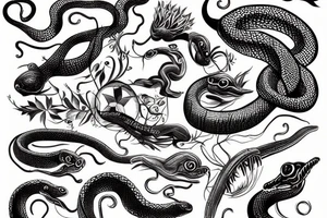 snake tattoo idea