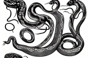 snake tattoo idea