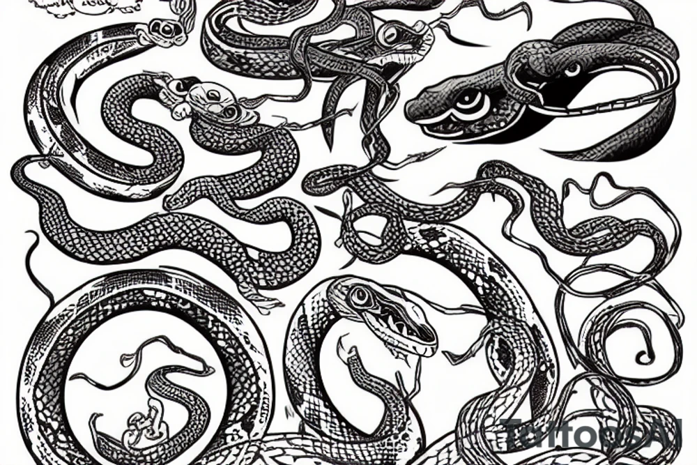 snake tattoo idea