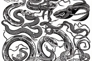 snake tattoo idea