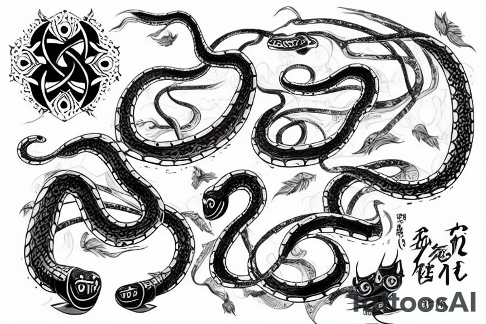 snake tattoo idea