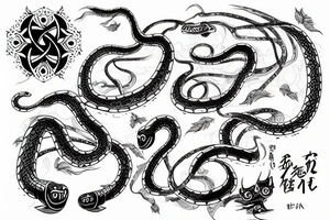 snake tattoo idea
