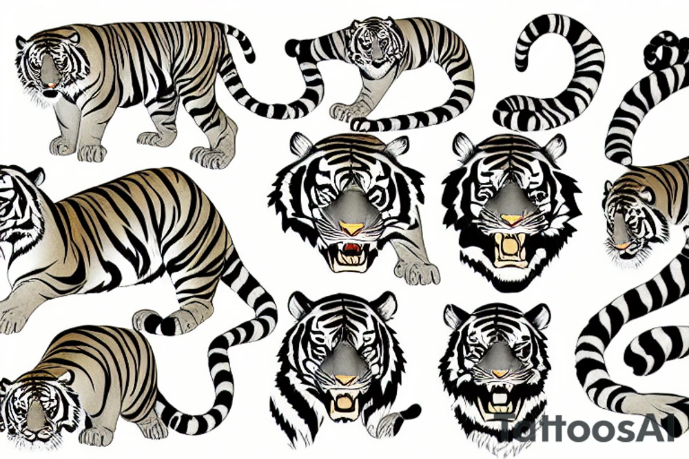 tiger tattoo idea