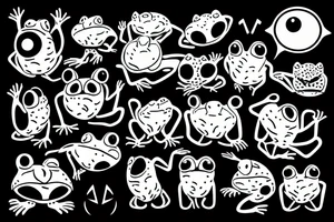three-eyed toad tattoo idea