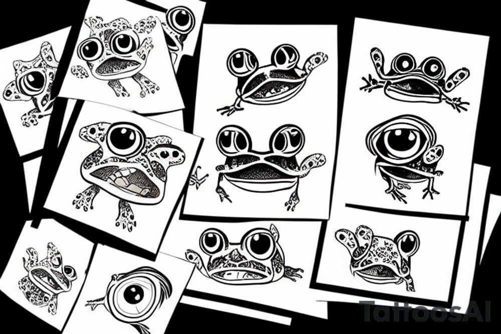 three-eyed toad tattoo idea