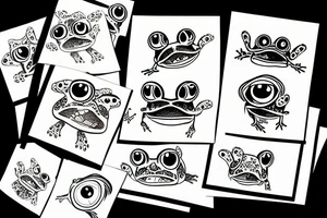 three-eyed toad tattoo idea