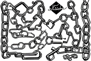Chains tattoo idea