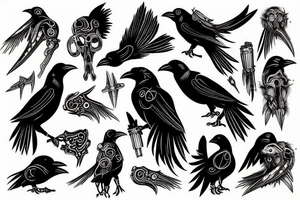 A Crow tattoo idea