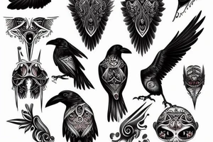 A Crow tattoo idea