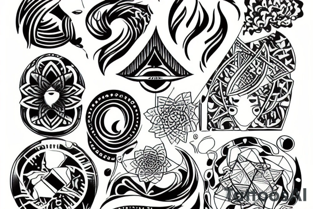 Infinite life water tattoo idea