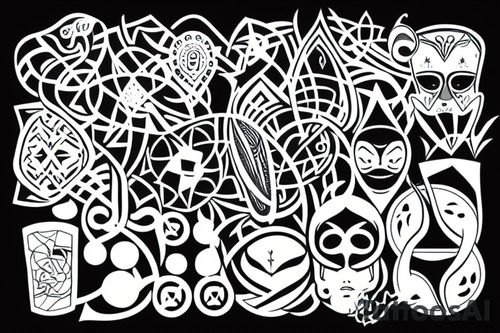 Infinite life water tattoo idea