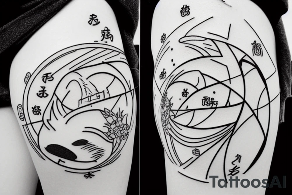 Japanese symbols tattoo idea